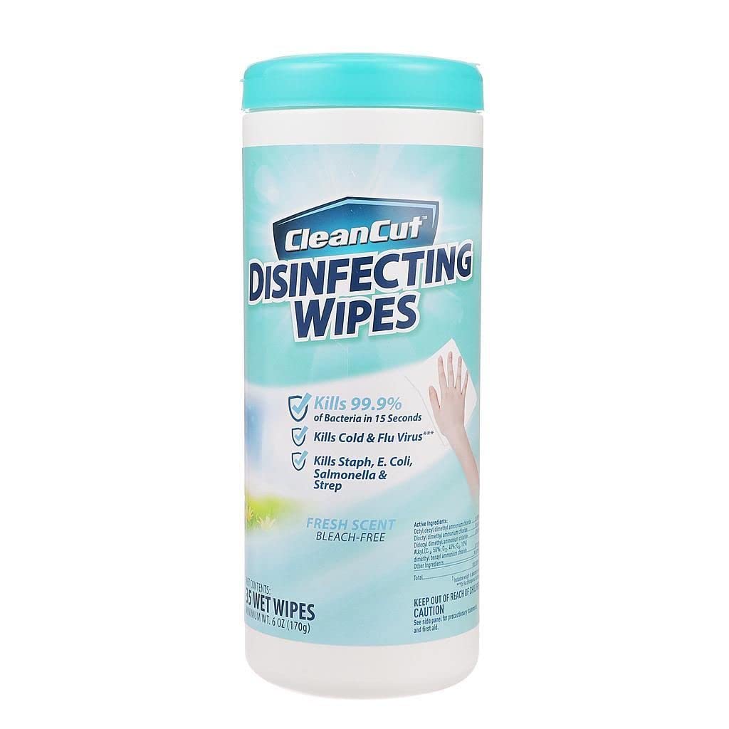 Clean Cut Disinfecting Wipes, Fresh Scented - 12 Pack