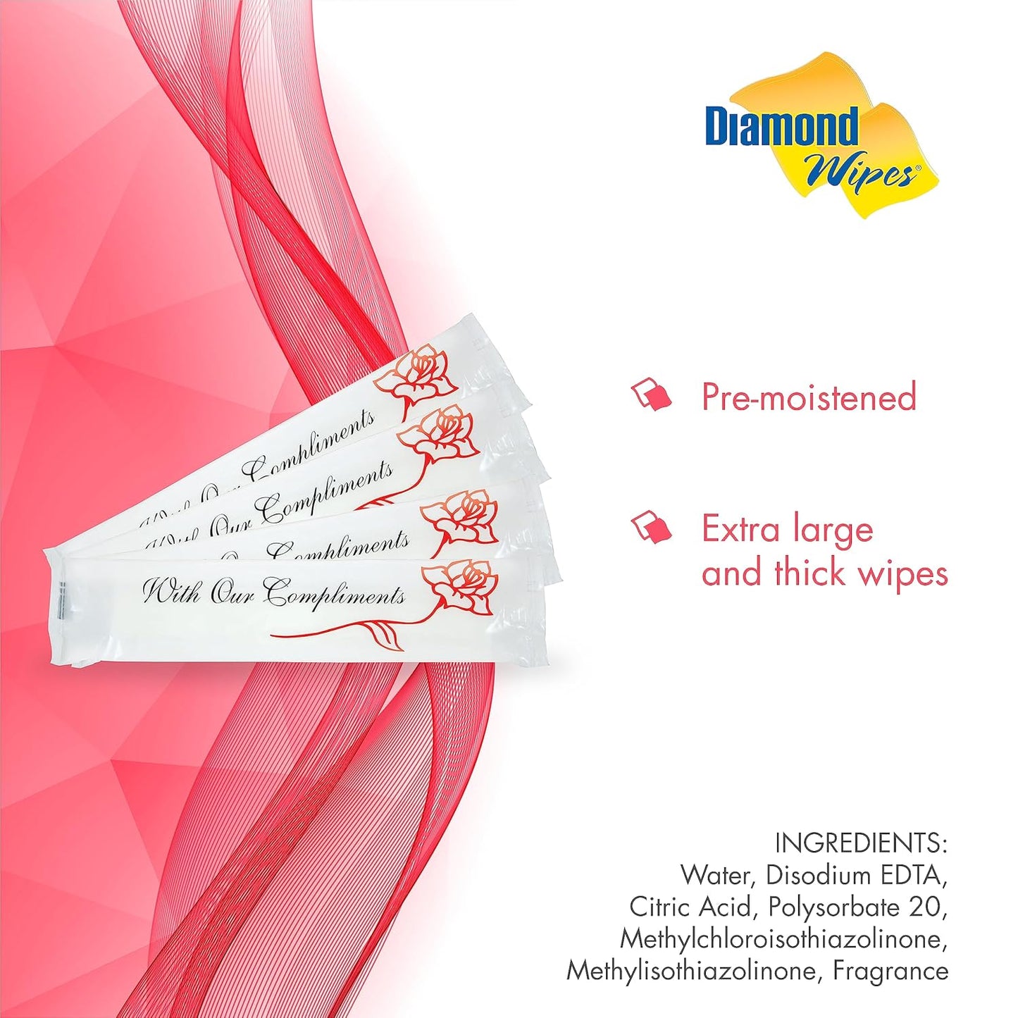 With Our Compliments Hot/Cold Moist Hand Towels