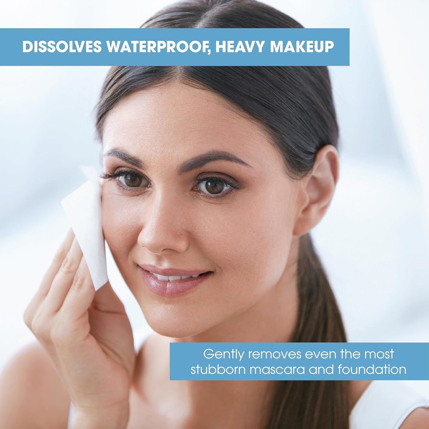 Diamond Wipes Cleansing and Waterproof Makeup Remover Wipes - Alcohol-free with vitamin E