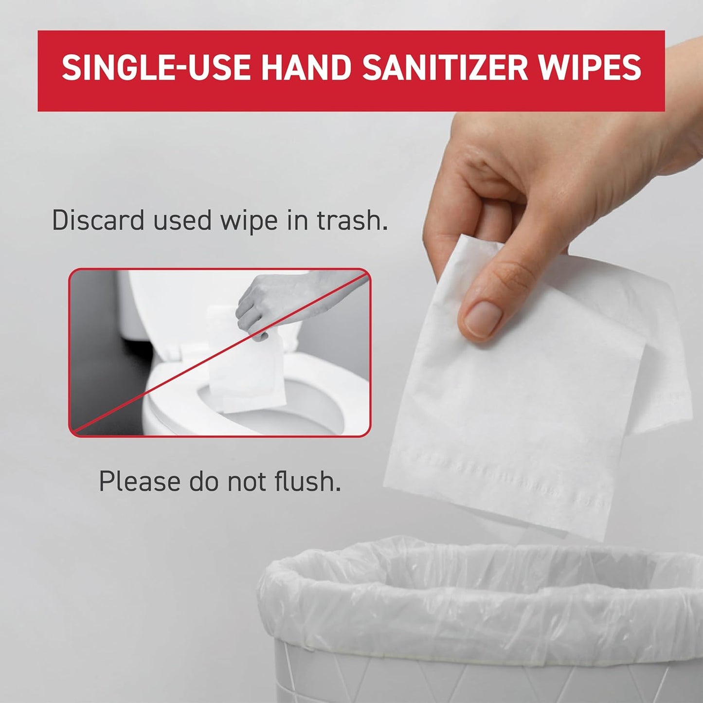 Three packs of Wipeessentials Anti-bacterial Wipes, each pack is red with white and blue text, and contains 30 wipes.