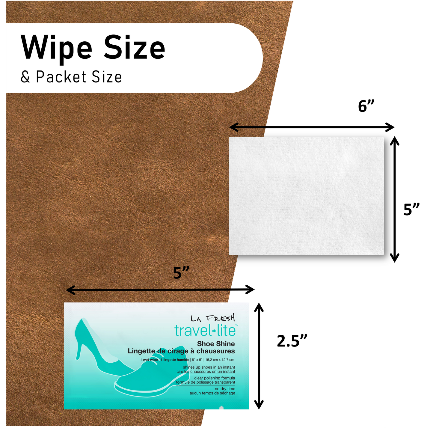 La Fresh® Shoe Shine Wet Wipes