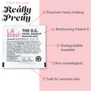 LA Fresh The O.G. Hotel Makeup Remover Wipes Individually Wrapped Wipes