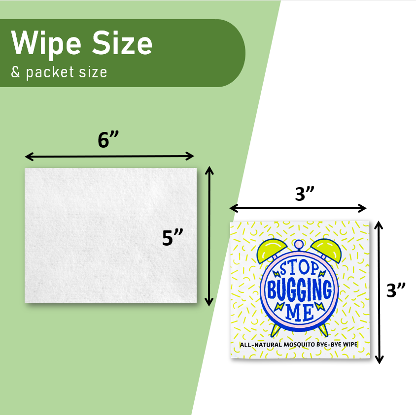 LA Fresh® Natural Mosquito Repellent Wipes