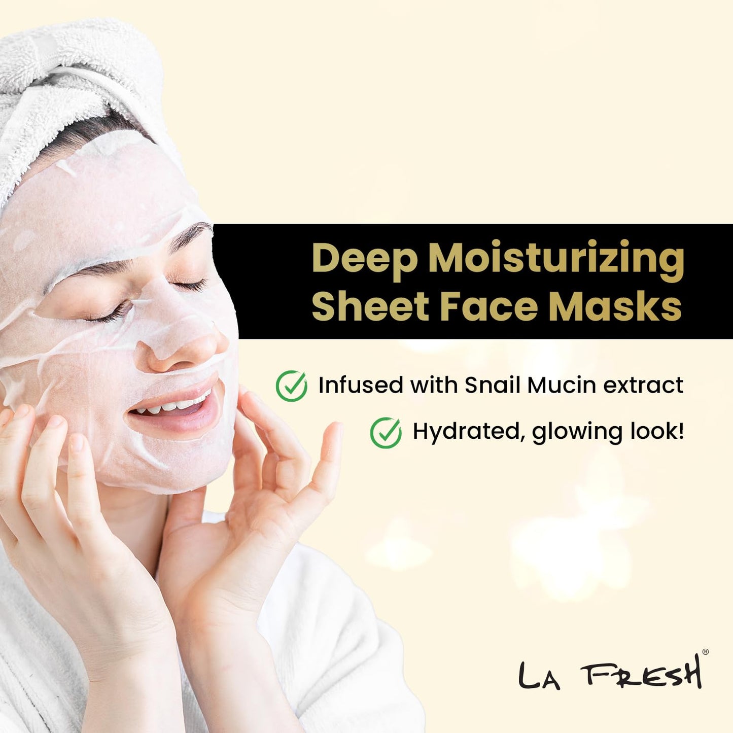 LA Fresh Snail Mucin Deep Moisturizing Face Mask