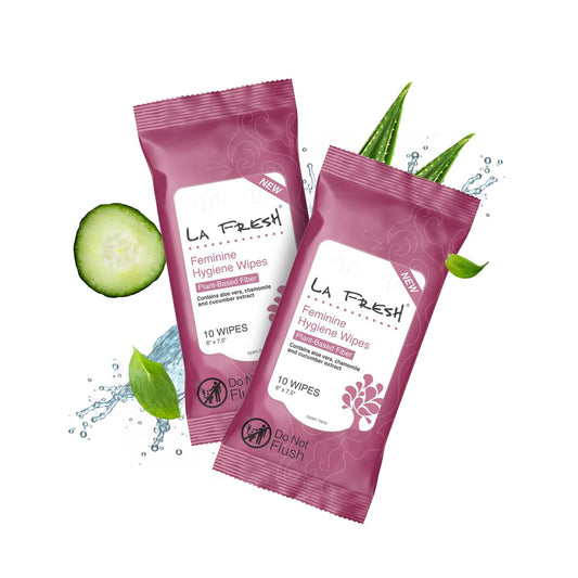 Refreshes down there - Feel revitalized with LA Fresh feminine wipes for women. Our intimate wipes boost confidence, fight bad smells and itchiness with aloe vera, chamomile, and cucumber extracts.
Wipes with pH balance - Keep your V clean with our feminine wipes. These are gentle, paraben-free, and effective cleansing solutions wet wipes for women and essential for your hygiene kit.
Feminine wipes to go - Individually wrapped feminine wipes perfect for travel, pocket-sized for easy carry and spill preventi