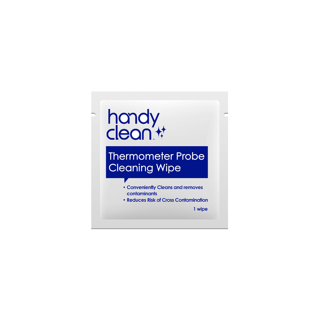 Handyclean thermometer probe cleaning wipes 70% isopropyl alcohol — 1000-count individually wrapped for medical and clinical use 