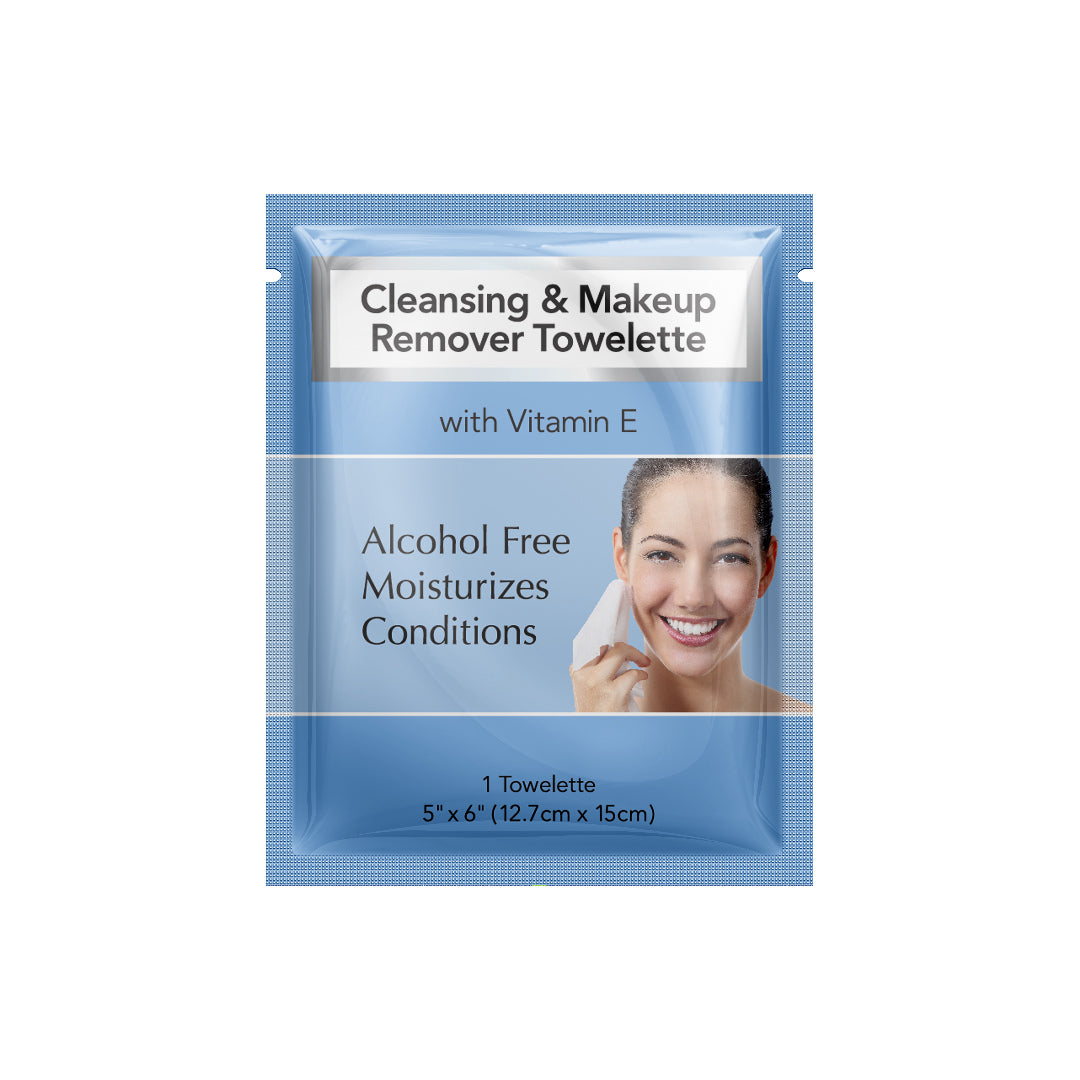 Diamond Wipes cleansing and waterproof makeup remover — alcohol-free with Vitamin E, individually wrapped 
