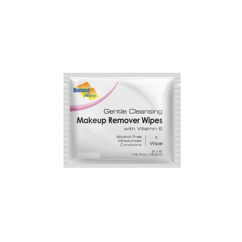 Diamond Wipes Makeup Remover Wipes Individual Packets