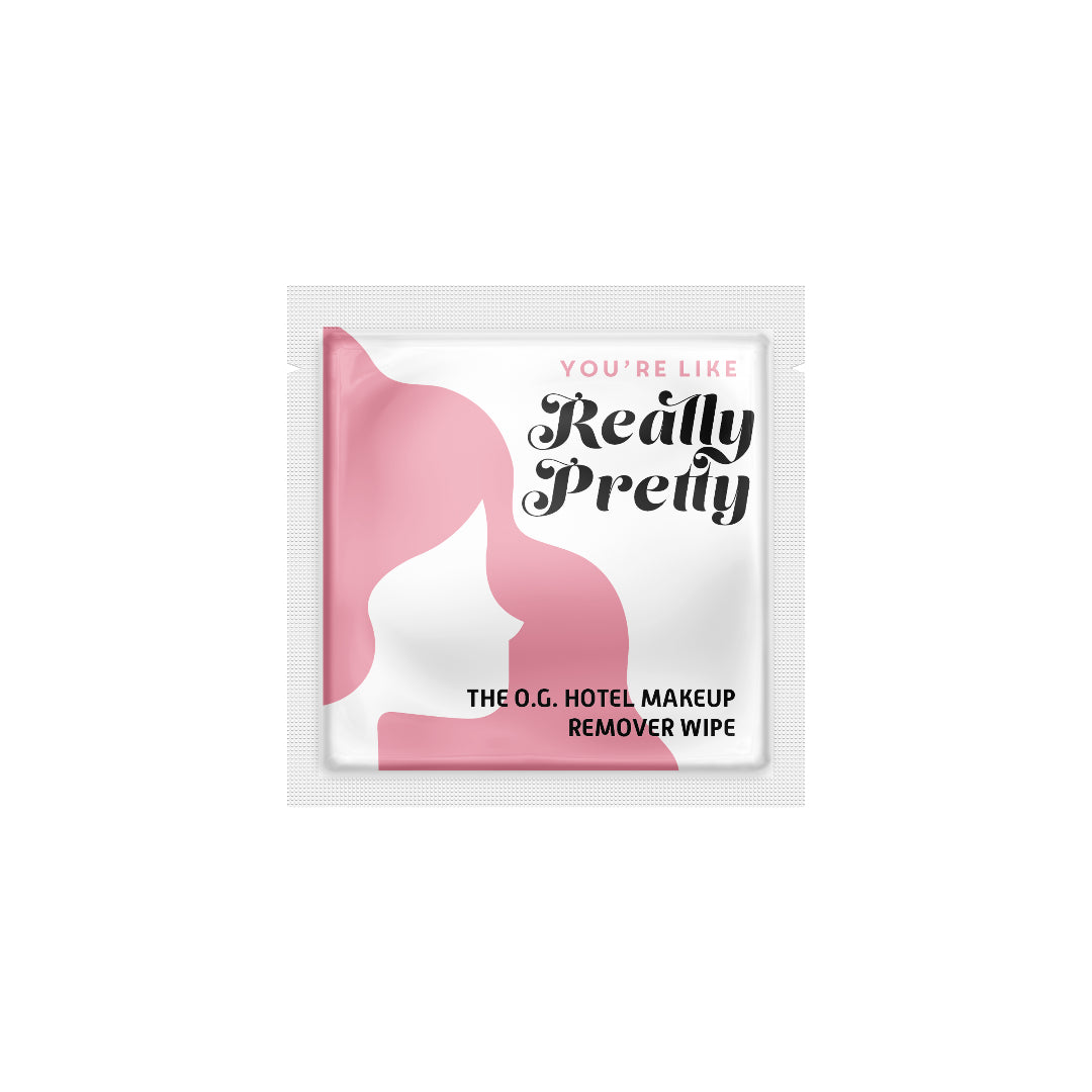 LA Fresh O.G. hotel makeup remover wipes — the original luxury hotel amenity makeup remover, individually wrapped 