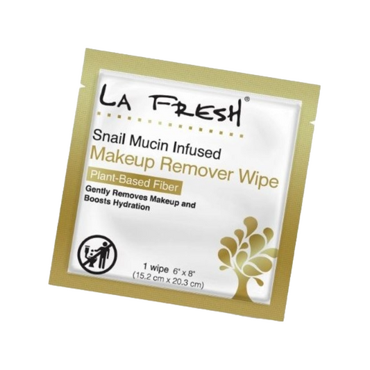 Snail Mucin Facial Cleansing and Makeup Remover Wipes