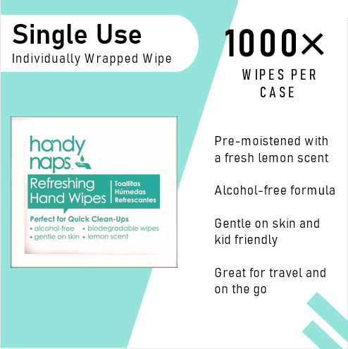 Handynaps® Refreshing Hand Wipes