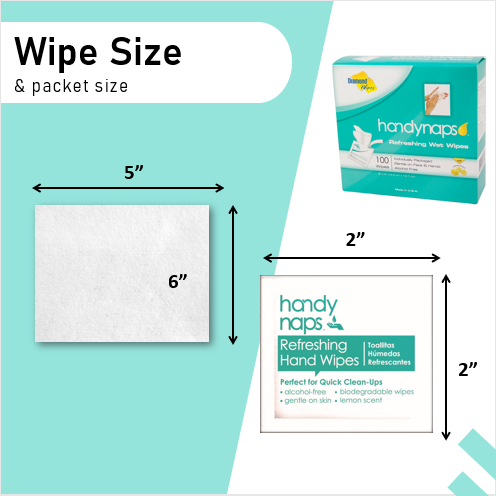 Handynaps® Refreshing Hand Wipes