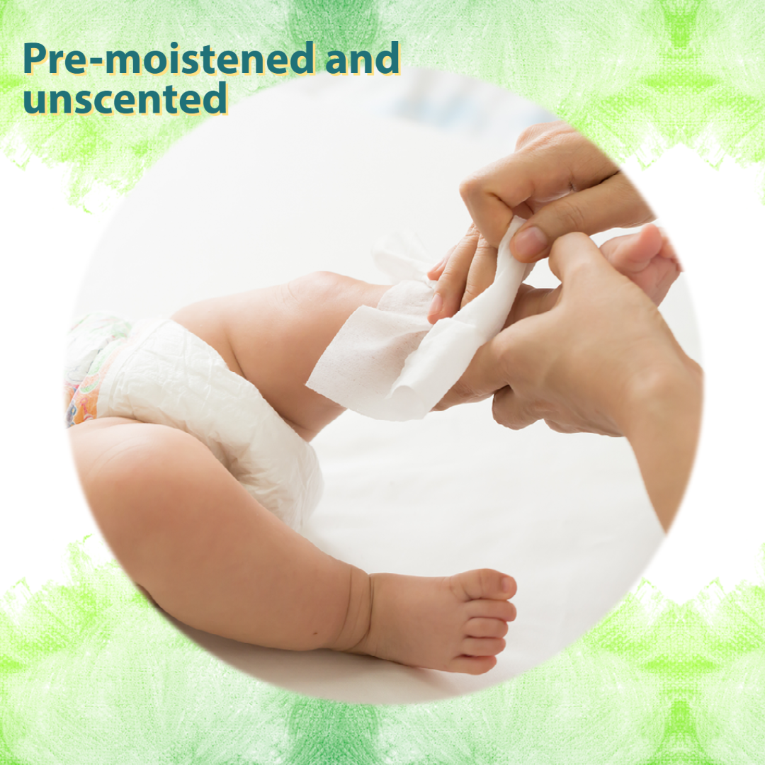 Wipessential™ Baby Wipes Unscented Soft Pack