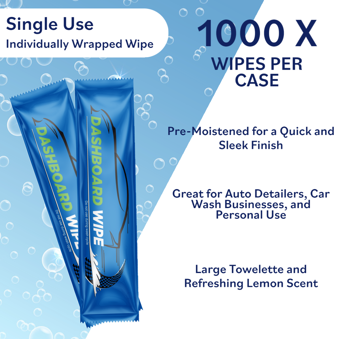 Car Wash Dashboard Wipes